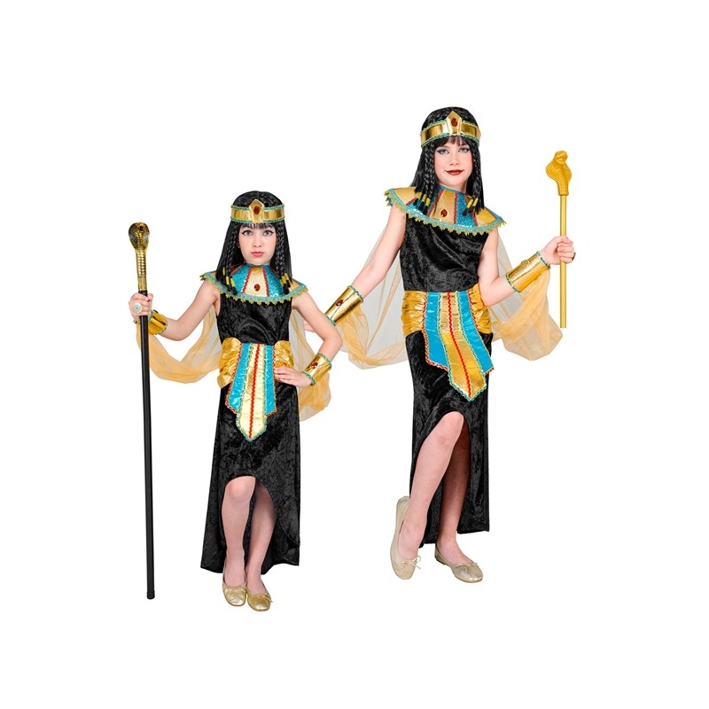 DEGUISEMENT ENFANT EGYPTIENNE NOIRE TAILLE 116 CM DEGUISEMENT ENFANT EGYPTIENNE NOIRE TAILLE 116 CM