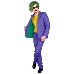 DEGUISEMENT HOMME CLOWN JOKER VIOLET TAILLE L
