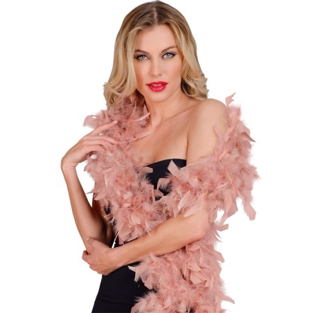 BOA  A PLUMES ROSE ANTIQUE 180 CM 80G 