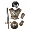 KIT CHEVALIER ENFANT CASQUE ARMURE EPEE BOUCLIER POIGNET DE FORCE