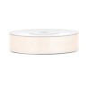 RUBAN SATIN CREME 12 MM X 25 M