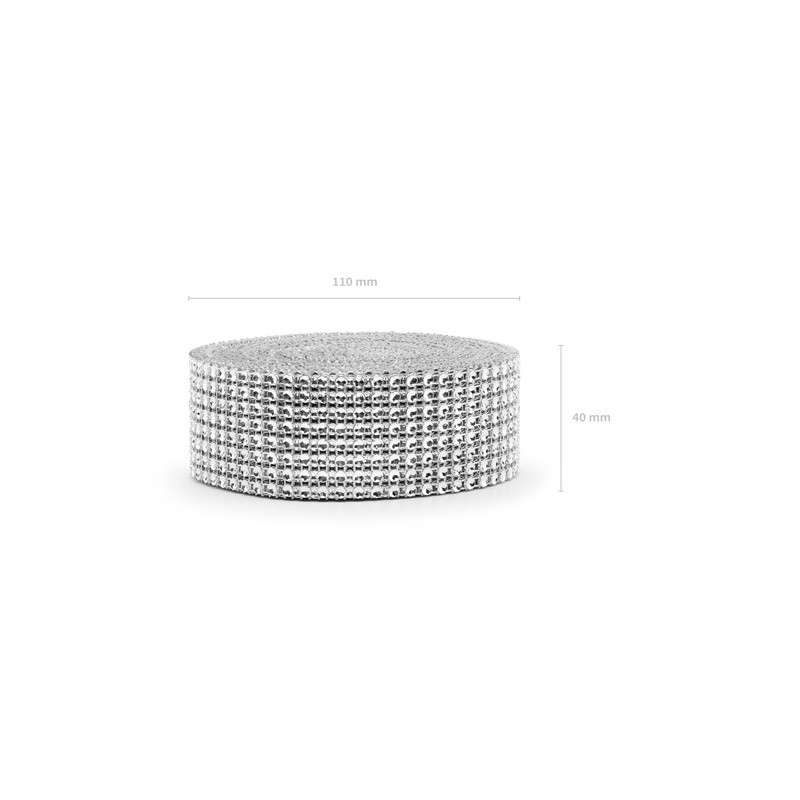 RUBAN DE DECORATION AVEC STRASS 4X 900 CM RUBAN DE DECORATION AVEC STRASS 4X 900 CM