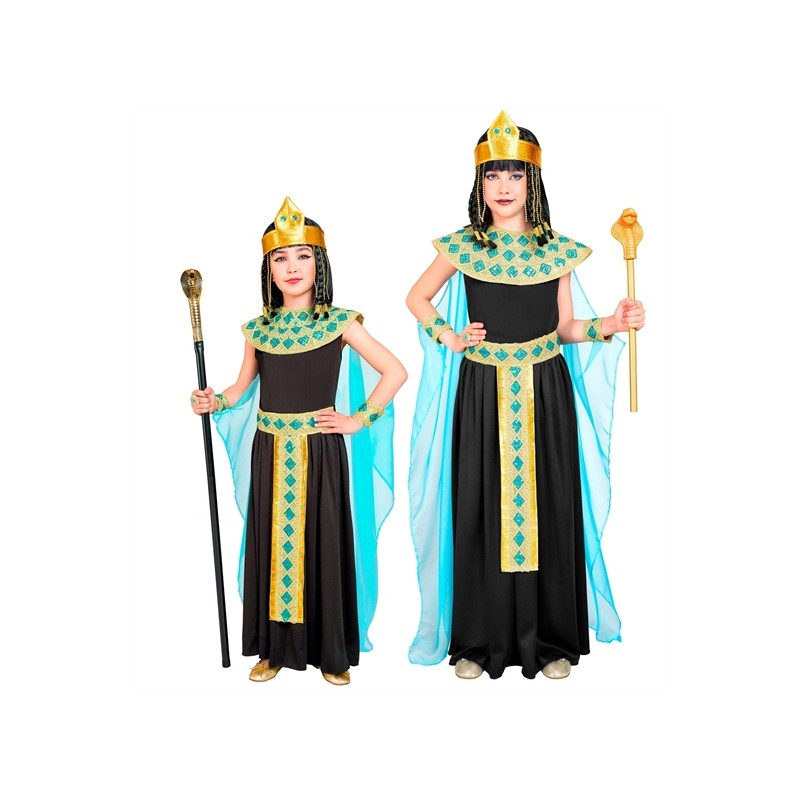 DEGUISEMENT ENFANT CLEOPATRE NOIR ET OR TAILLE 140 CM DEGUISEMENT ENFANT CLEOPATRE NOIR ET OR TAILLE 140 CM