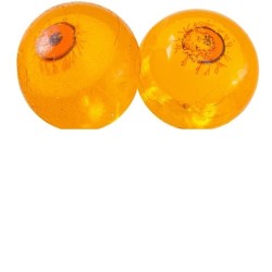 2 YEUX GLUANTS ORANGE ET VERT 