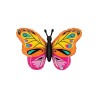 BALLON METALLIQUE PAPILLONS MULTICOLORE 61 CM 