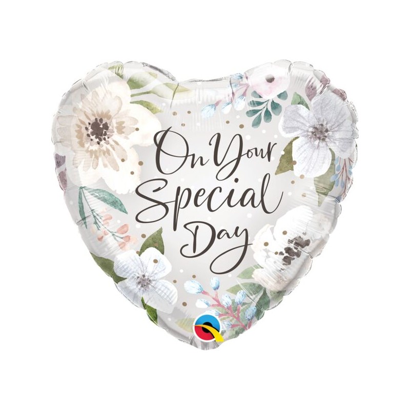 BALLON METALLIQUE COEUR VEGETAL ON YOUR SPECIAL DAY 46 CM BALLON METALLIQUE COEUR VEGETAL ON YOUR SPECIAL DAY 46 CM