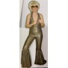 DEGUISEMENT COMBINAISON DISCO HOLOGRAPHIQUE TAILLE S-M
