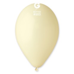 50 BALLONS BEURRE BUTTER LATEX 30 CM 