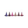 CHAPEAU DE SORCIERE 6 COLORIS ASSORTIS HAUTEUR 34CM