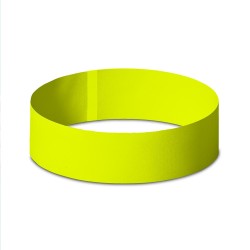 50 BRACELETS JAUNE  D'IDENTIFICATION INDECHIRABLE 