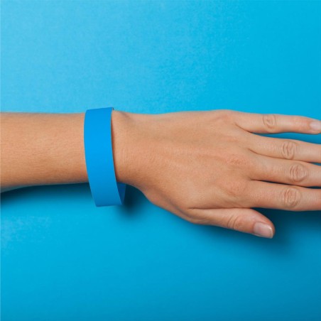 50 BRACELETS BLEU D'IDENTIFICATION INDECHIRABLE 