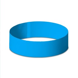 50 BRACELETS BLEU D'IDENTIFICATION INDECHIRABLE 