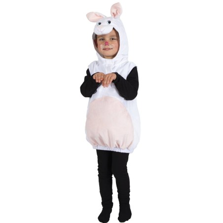 DEGUISEMENT LAPIN TAILLE 3/4 ANS (S) 90-110 CM 