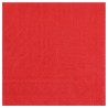 25 SERVIETTES PAPIER CRYSTAL ROUGE 33 X 33 CM