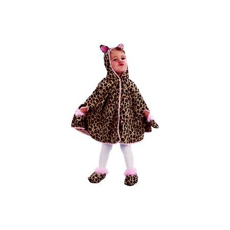 DEGUISEMENT CAPE LEOPARD TALLE 92/104 CM