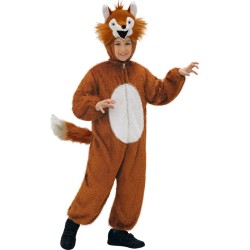 DEGUISEMENT RENARD EFFET FOURRURE TAILLE 5-8 ANS 