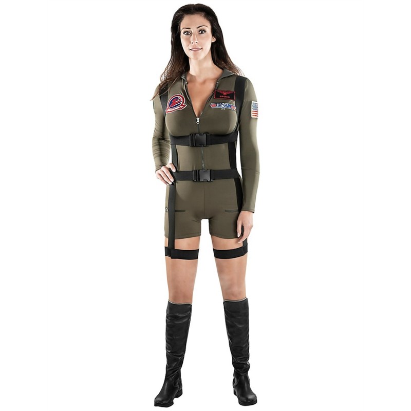 DEGUISEMENT COMBI SHORT TOP GUN FEMME TAILLE M DEGUISEMENT COMBI SHORT TOP GUN FEMME TAILLE M