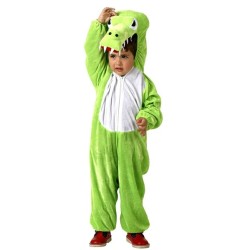 DEGUISEMENT ENFANT CROCODILE VERT TAILLE 5-6 ANS