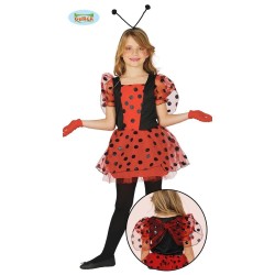 DEGUISEMENT ENFANT COCCINELLE OU LADYBUG TAILLE 7-9 ANS 