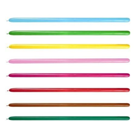 25 BALLONS A MODELER 260 MULTICOLORE BALLOONIA 
