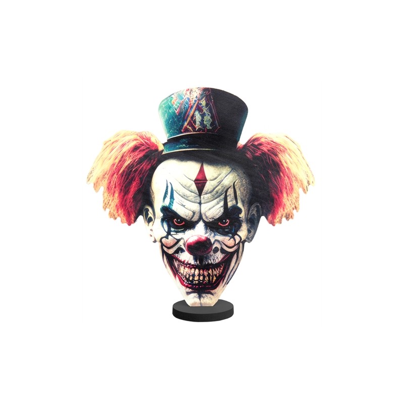 CENTRE DE TABLE HALLOWEEN CLOWN TUEUR 19 x 7 x 20 CM CENTRE DE TABLE HALLOWEEN CLOWN TUEUR 19 x 7 x 20 CM