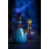 FLACON POLYRESINE POTION BLEU DIA 9CM X 20CM