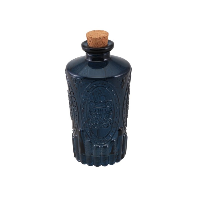FIOLE VERRE BLEU HALLOWEEN DIA 7CM X 13.5CM FIOLE VERRE BLEU HALLOWEEN DIA 7CM X 13.5CM