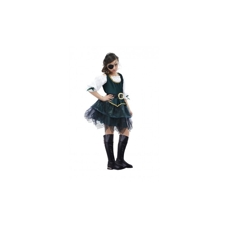 DEGUISEMENT FILLE PIRATE ANGELIQUE 140 - 152 CM DEGUISEMENT FILLE PIRATE ANGELIQUE 140 - 152 CM