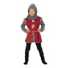 DEGUISEMENT ENFANT CHEVALIER LION ROUGE TAILLE 128 CM