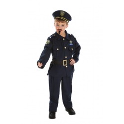 DEGUISEMENT POLICIER  LUXE AVEC SIFFLET TAILLE 104