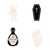 CONFETTIS DE TABLE HALLOWEEN SQUELETTE FIOLE ET CERCEUIL