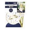 CENTRE DE TABLE JOYEUX ANNIVERSAIRE CONFETTIS PARTY