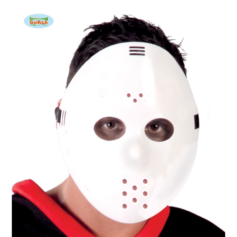 MASQUE HOCKEY BLANC EN PVC MASQUE HOCKEY BLANC EN PVC