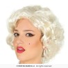 PERRUQUE MARILYN SEXE SYMBOLE BLONDE BOUCLEE COURTE