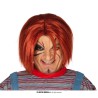 PERRUQUE HOMME POUPEE CHUCKY  ASSASSIN CHEVEUX MI LONG ROUX 