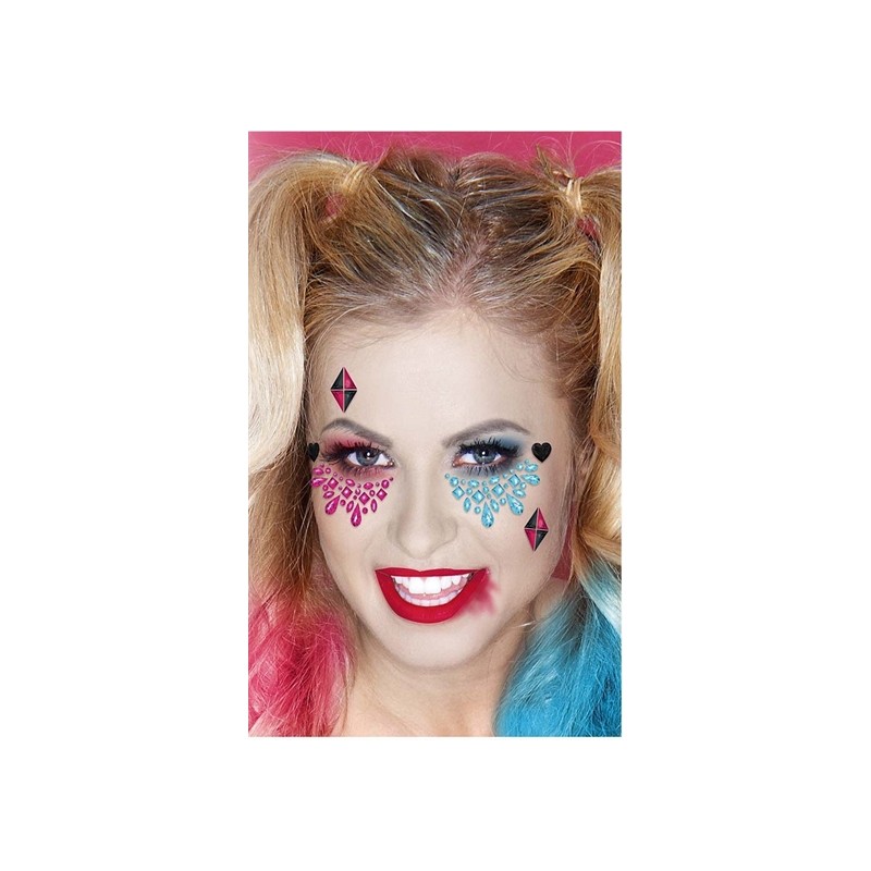 BIJOUX OU STRASS DE VISAGE ARLEQUIN DANGEROUS QUEEN BIJOUX OU STRASS DE VISAGE ARLEQUIN DANGEROUS QUEEN