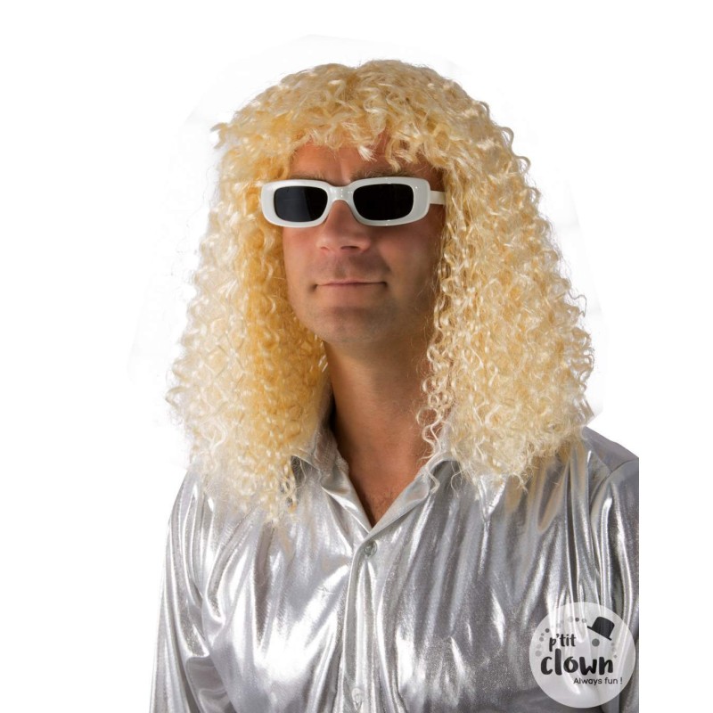 PERRUQUE BLONDE FRISEE MICHEL POLNAREF PERRUQUE BLONDE FRISEE MICHEL POLNAREF