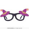 LUNETTES CHAPEAU DE SORCIERE HALLOWEEN VIOLETTES