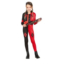 DEGUISEMENT FILLE REBELLE DANGEREUSE TAILLE 7-9 ANS 
