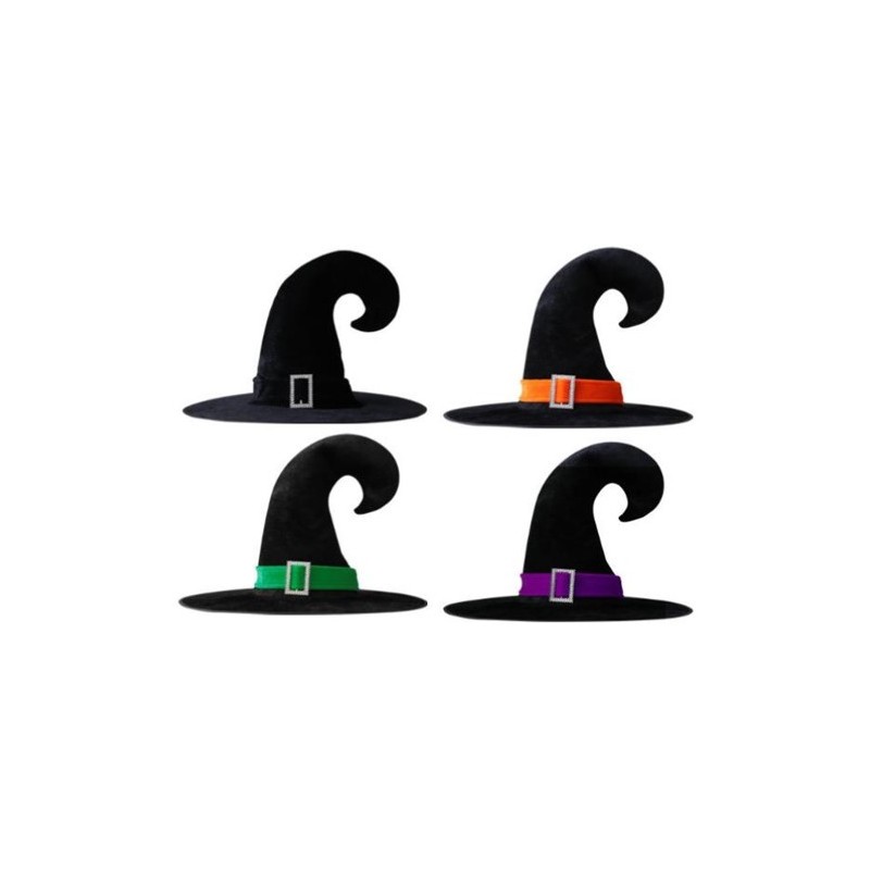 CHAPEAU DE SORCIERE MITSU COLORIS ASSORTIS CHAPEAU DE SORCIERE MITSU COLORIS ASSORTIS
