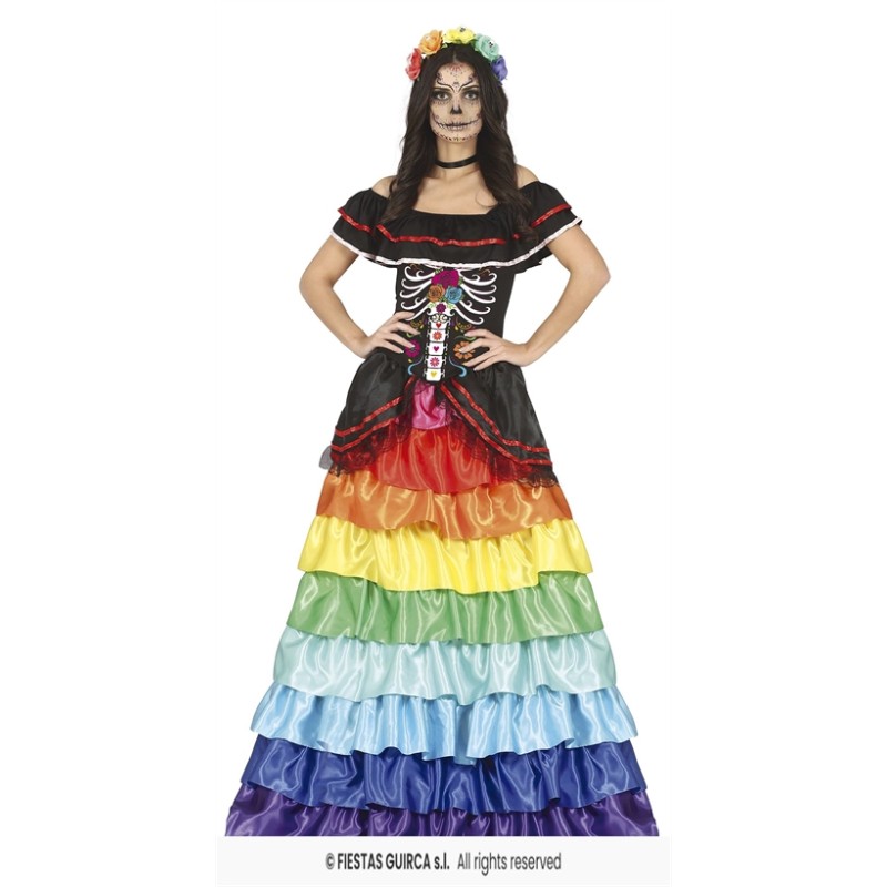 DEGUISEMENT HALLOWEEN  CATRINA TAILLE 42-44