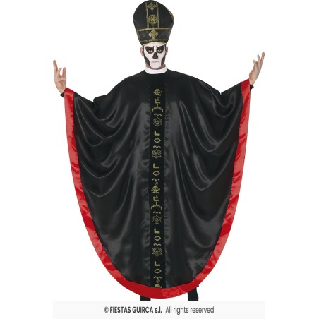 DEGUISEMENT HOMME HALLOWEEN SATANIC CARDINAL TAILLE 54-56