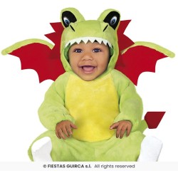 DEGUISEMENT ENFANT DRAGON VERT TAILLE 18-24 MOIS