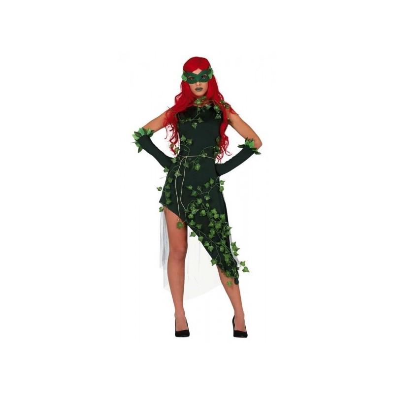 DEGUISEMENT FEMME EMPOISONNEUSE POISON IVY ROBE VERTE TAILLE M DEGUISEMENT FEMME EMPOISONNEUSE POISON IVY ROBE VERTE TAILLE M