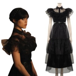 DEGUISEMENT FAMILLE ADAMS MERCREDI ROBE DE BAL TAILLE XL