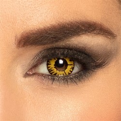 LENTILLES SEMAINE TWILIGHT (JAUNE ET NOIR  )