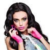 MITAINES RESILLES  FLUO ROSE