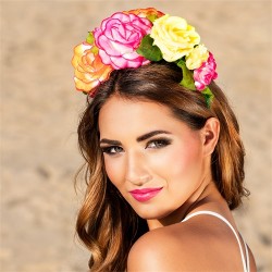 SERRE TETE ROSES 3 COULEURS