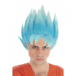 PERRUQUE GOKU SUPER SAIYAN BLEU 