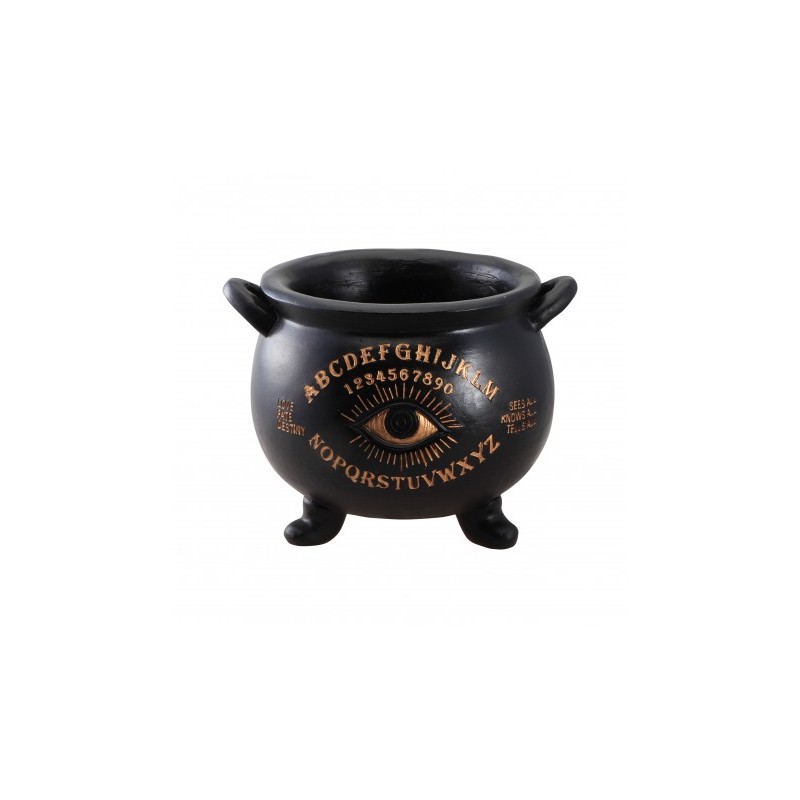 CHAUDRON MAGIE NOIRE POLYRESINE 22CM X 20CM X 16CM CHAUDRON MAGIE NOIRE POLYRESINE 22CM X 20CM X 16CM